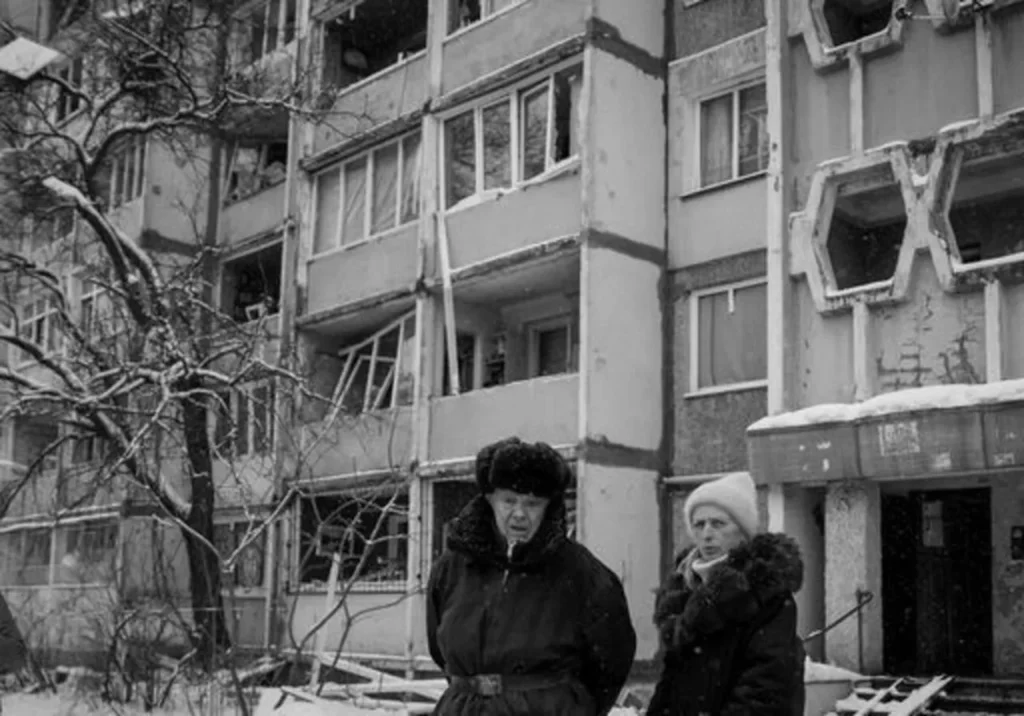 Russian missile attack on Kyiv